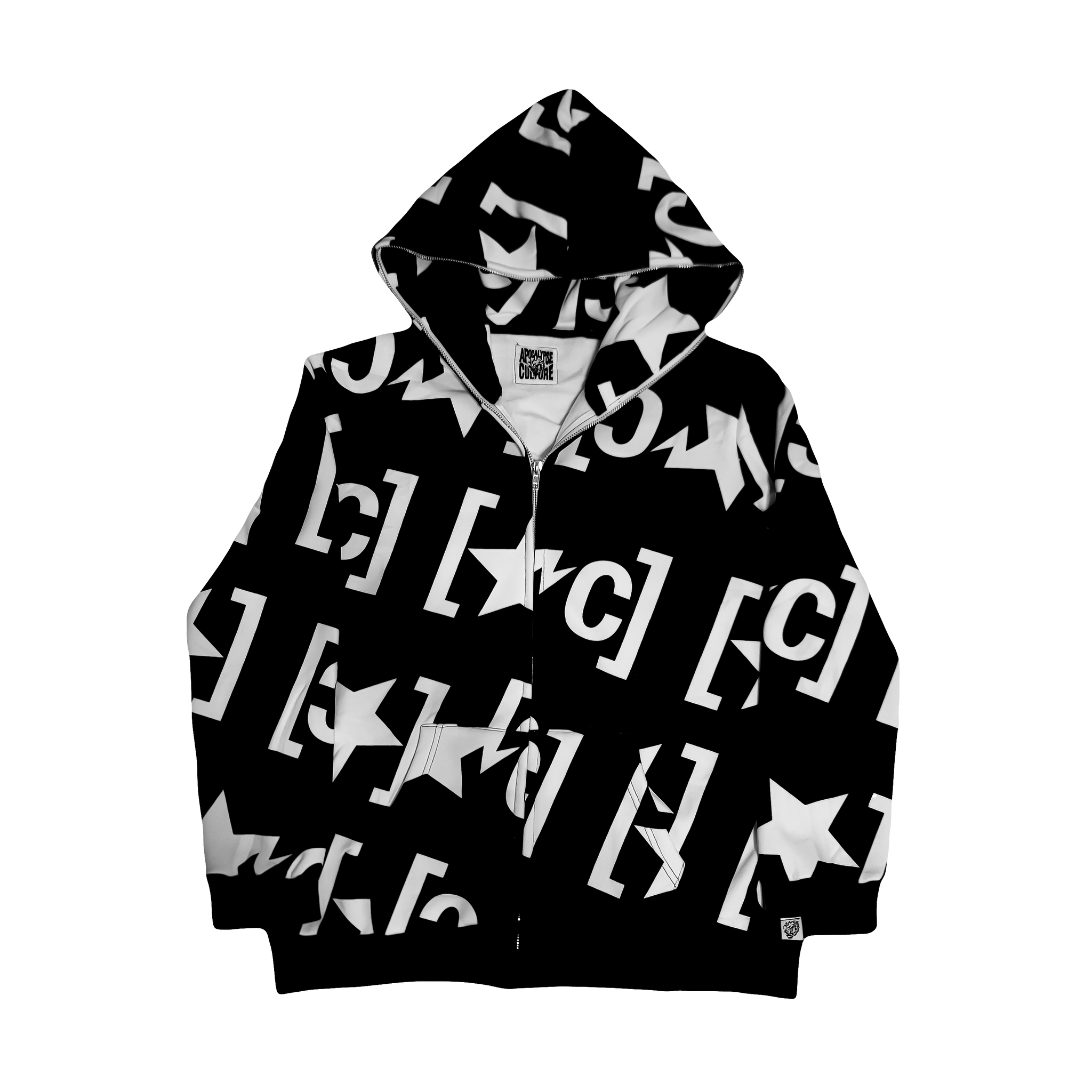 Black star bape shop hoodie